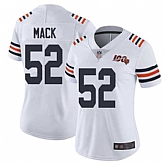 Women Nike Bears 52 Khalil Mack White 2019 100th Season Alternate Classic Vapor Untouchable Limited Jersey Dzhi,baseball caps,new era cap wholesale,wholesale hats